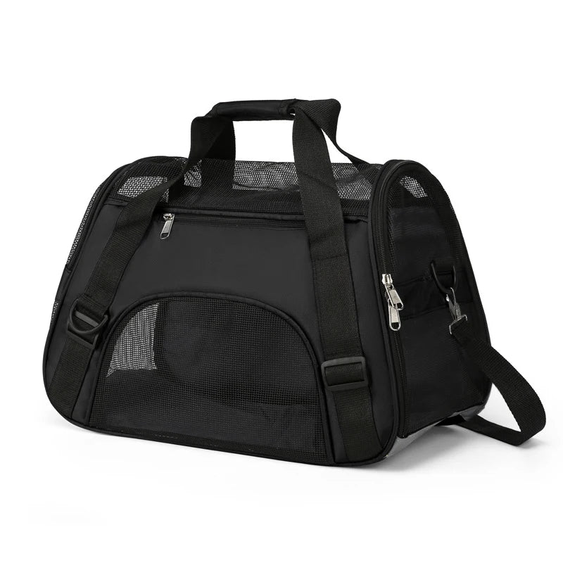 Portable Foldable Pet Carrier Bag, Travel Handbag for Small Dogs, Cats & Puppies Portable Foldable Pet Carrier Bag, Travel Handbag for Small Dogs, Cats & Puppies