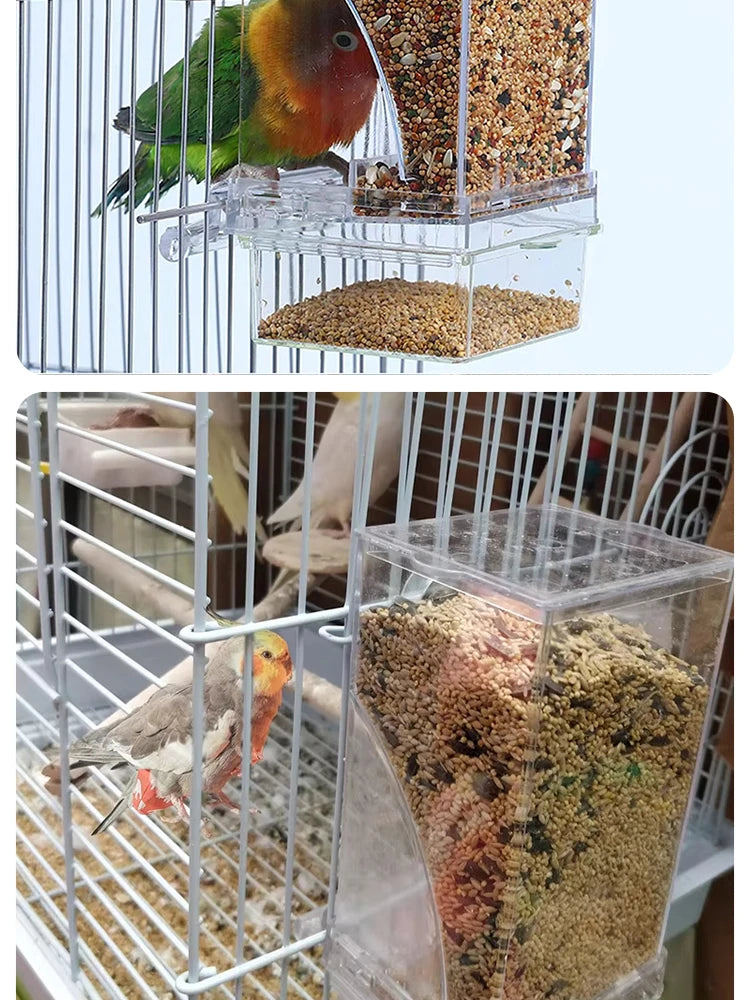 Spill-Proof Automatic Bird Feeder — Splash-Proof Outdoor Feeder for Parrots & Birds Spill-Proof Automatic Bird Feeder — Splash-Proof Outdoor Feeder for Parrots & Birds