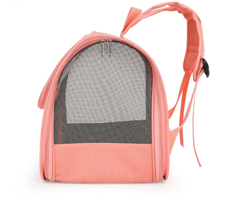 Foldable Portable Cat Backpack, Breathable Double Shoulder Pet Carrier for Cats & Small Dogs Foldable Portable Cat Backpack, Breathable Double Shoulder Pet Carrier for Cats & Small Dogs