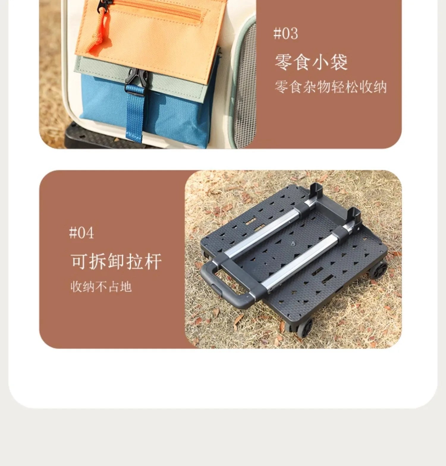 Extra Large Foldable Pet Trolley Case, Detachable Travel Carrier for Dogs & Cats Extra Large Foldable Pet Trolley Case, Detachable Travel Carrier for Dogs & Cats