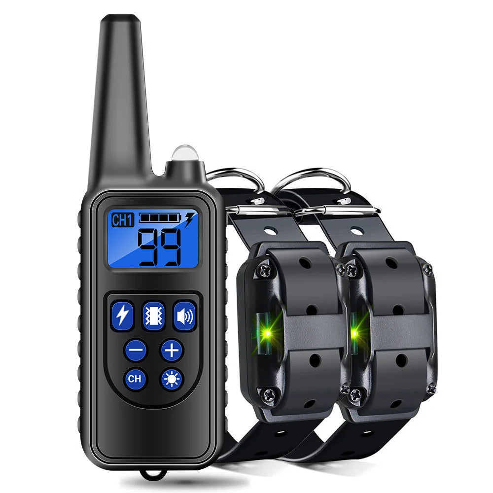 Anti-Bark Dog Training Collar — Rechargeable Shock, Vibration & Clicker Set Anti-Bark Dog Training Collar — Rechargeable Shock, Vibration & Clicker Set