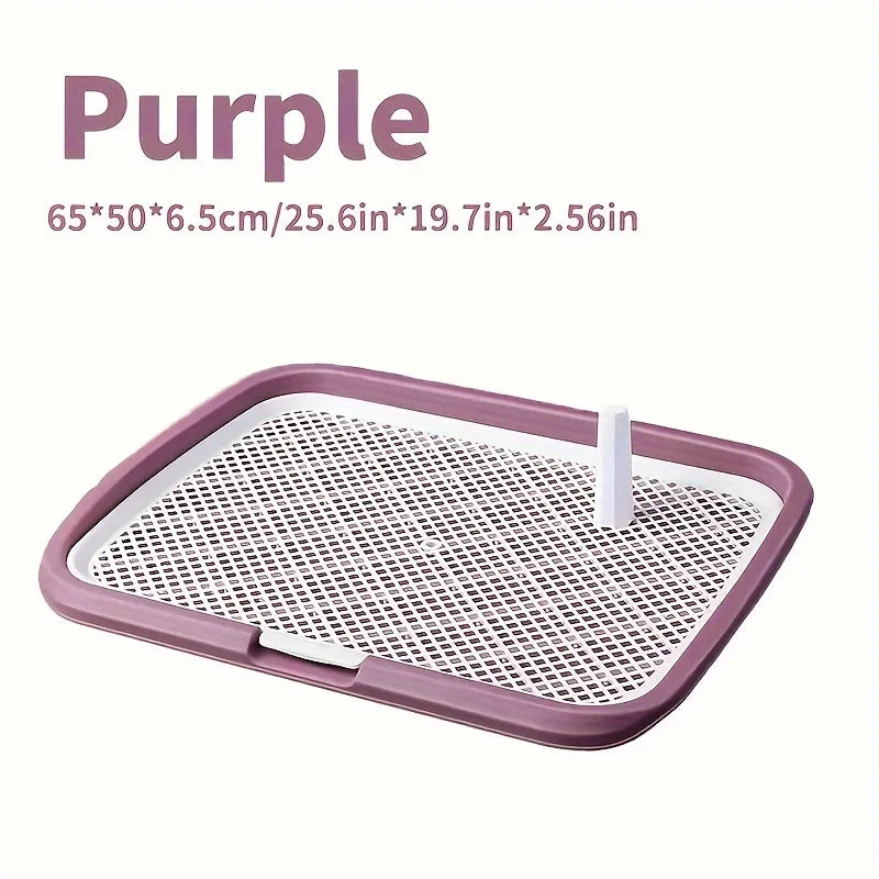Dog Potty Training Toilet with Removable Net, Reusable Plastic Pee Pad Holder for Pets Dog Potty Training Toilet with Removable Net, Reusable Plastic Pee Pad Holder for Pets