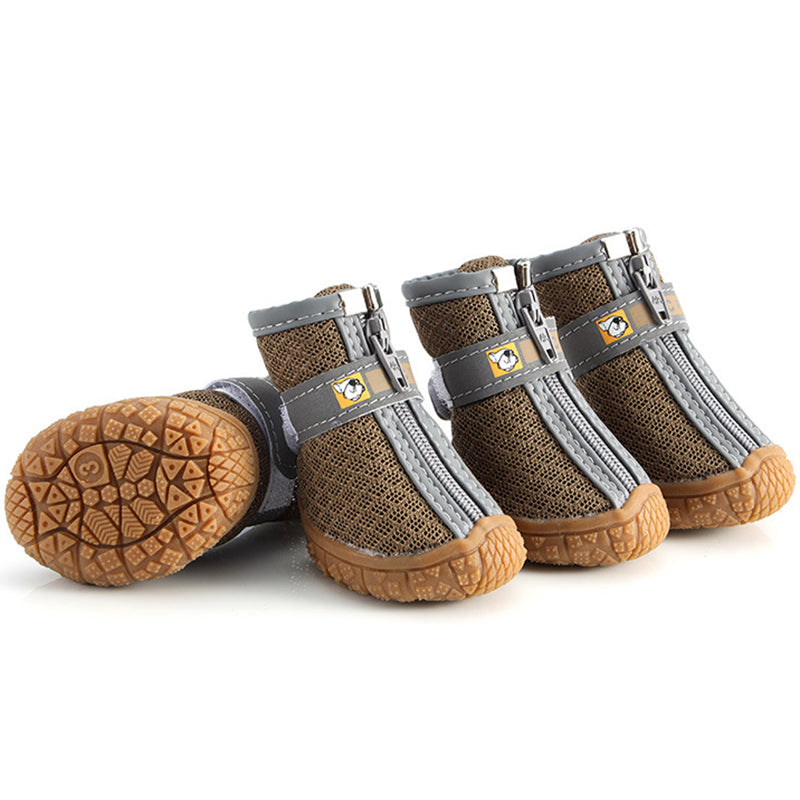 Warm Dog Shoes with Non-Slip Soles – Plush, Breathable, Protective Paw Booties Warm Dog Shoes with Non-Slip Soles – Plush, Breathable, Protective Paw Booties