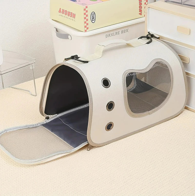 Portable Foldable Pet Carrier Bag for Small Dogs & Cats, Breathable Shoulder Travel Bag Portable Foldable Pet Carrier Bag for Small Dogs & Cats, Breathable Shoulder Travel Bag