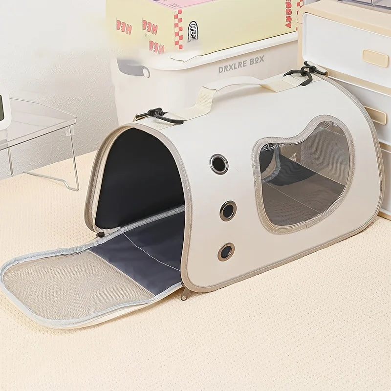 Portable Foldable Pet Carrier Bag for Small Dogs & Cats, Breathable Shoulder Travel Bag Portable Foldable Pet Carrier Bag for Small Dogs & Cats, Breathable Shoulder Travel Bag