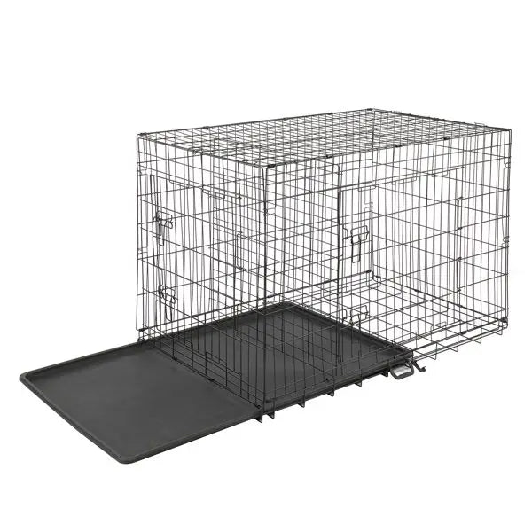 48” Folding Steel Pet Crate – Heavy Duty Wire Kennel Playpen for Dogs & Cats 48” Folding Steel Pet Crate – Heavy Duty Wire Kennel Playpen for Dogs & Cats