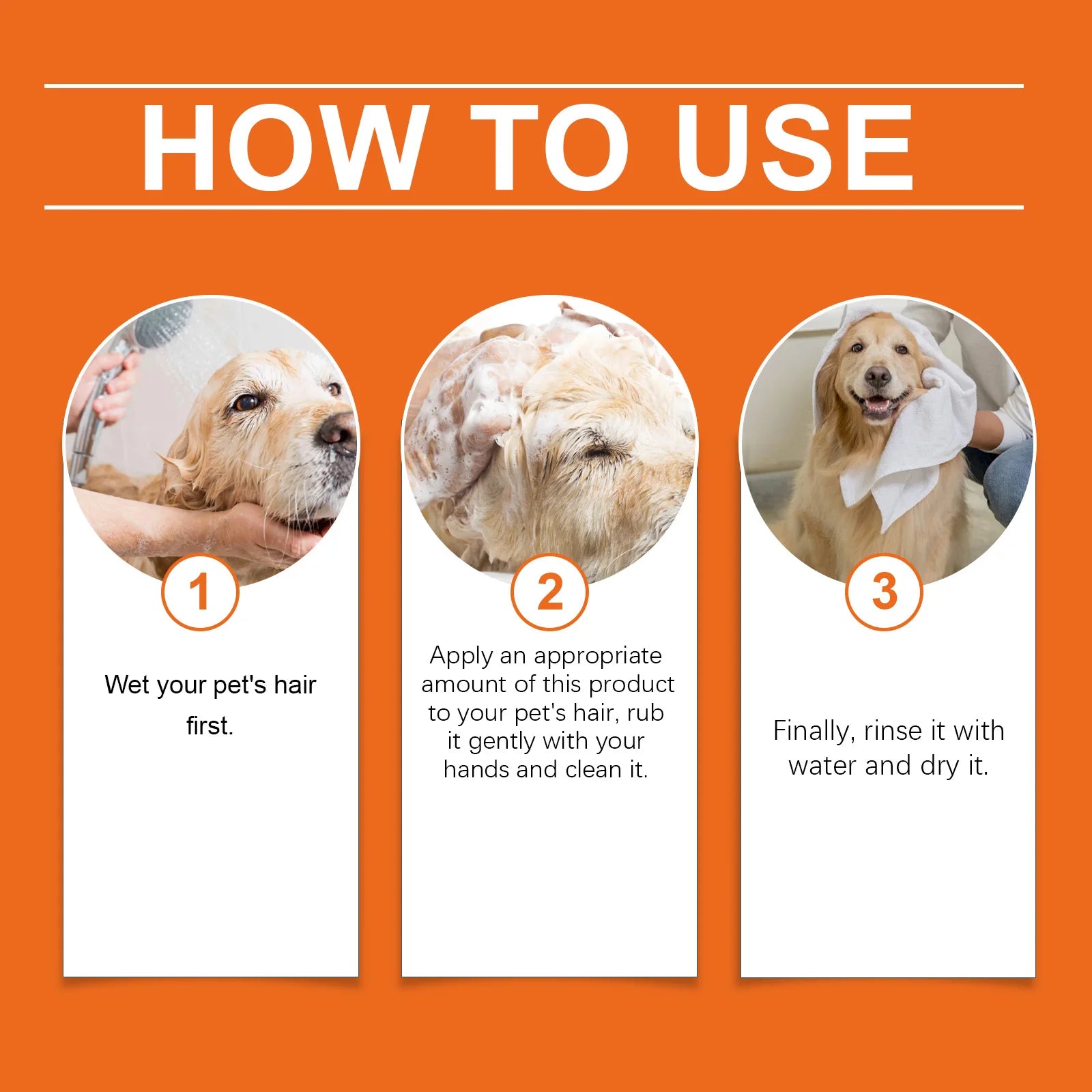 Pet Shampoo for Dogs & Cats – Deep Cleansing, Odor Control, Itch Relief & PH Balance Pet Shampoo for Dogs & Cats – Deep Cleansing, Odor Control, Itch Relief & PH Balance