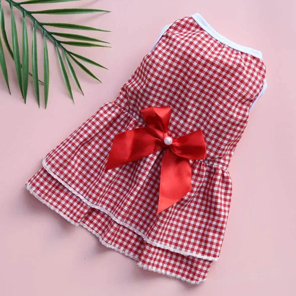 Summer Princess Dog Dress, Tutu Skirt Outfit for Small Dogs, Puppies & Cats Summer Princess Dog Dress, Tutu Skirt Outfit for Small Dogs, Puppies & Cats