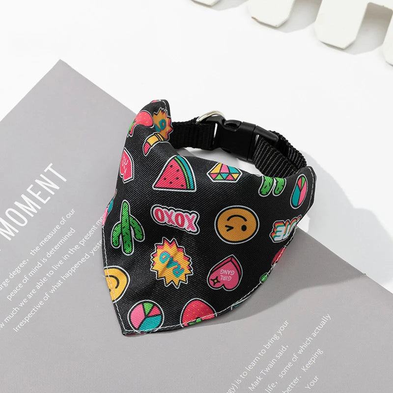 Adjustable Dog Bandana Collar, Pet Scarf for Small, Medium & Large Dogs and Cats Adjustable Dog Bandana Collar, Pet Scarf for Small, Medium & Large Dogs and Cats
