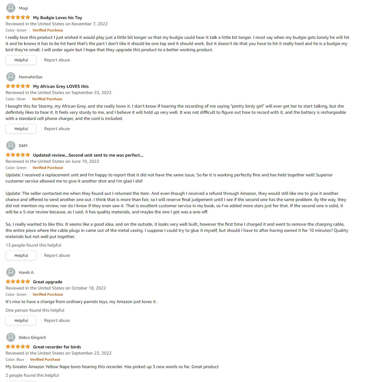 Interactive Talking Training Toy for Parrots — Voice Recording & Playback Interactive Talking Training Toy for Parrots — Voice Recording & Playback