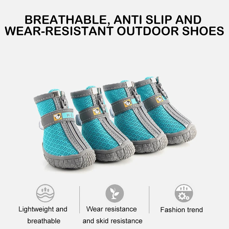 Warm Dog Shoes with Non-Slip Soles – Plush, Breathable, Protective Paw Booties Warm Dog Shoes with Non-Slip Soles – Plush, Breathable, Protective Paw Booties