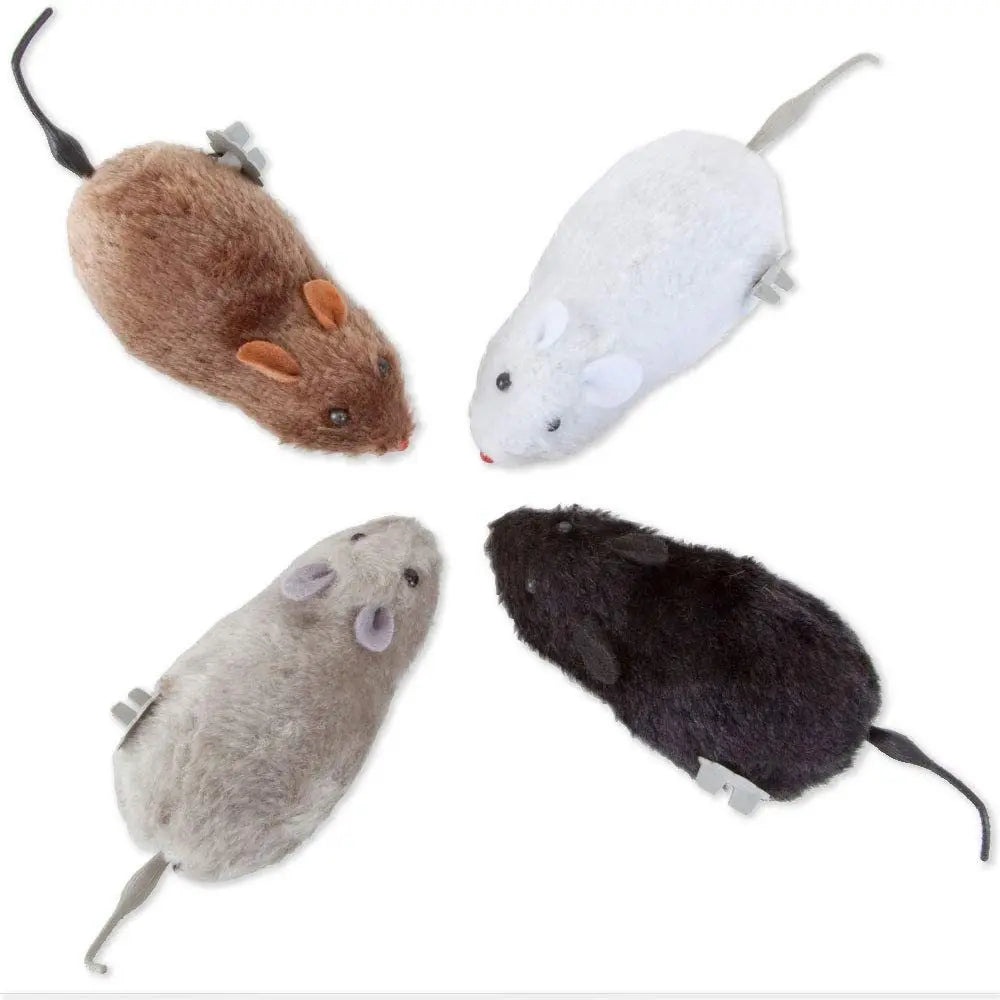 Lifelike Running Rat Toy for Cats, Dogs & Pets — Plush Chase Toy with Tail Lifelike Running Rat Toy for Cats, Dogs & Pets — Plush Chase Toy with Tail