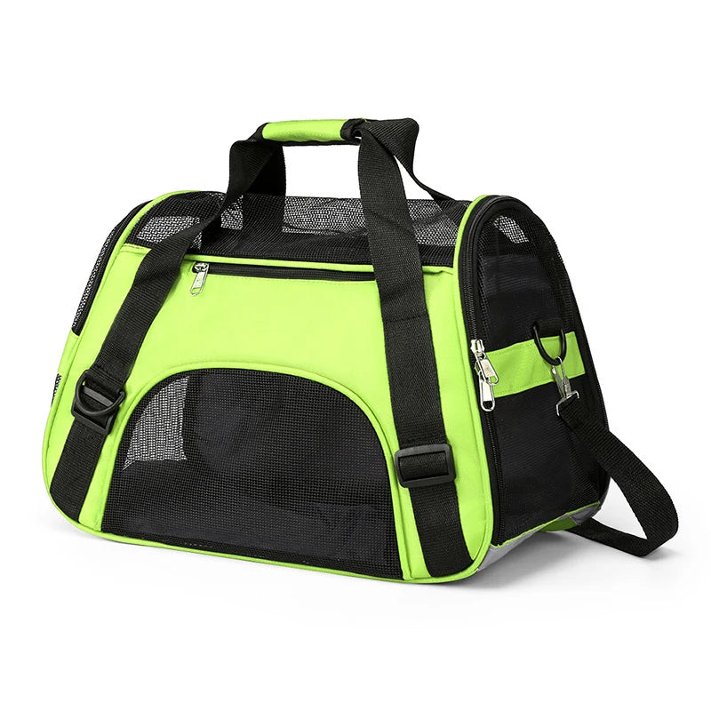 Portable Foldable Pet Carrier Bag, Travel Handbag for Small Dogs, Cats & Puppies Portable Foldable Pet Carrier Bag, Travel Handbag for Small Dogs, Cats & Puppies