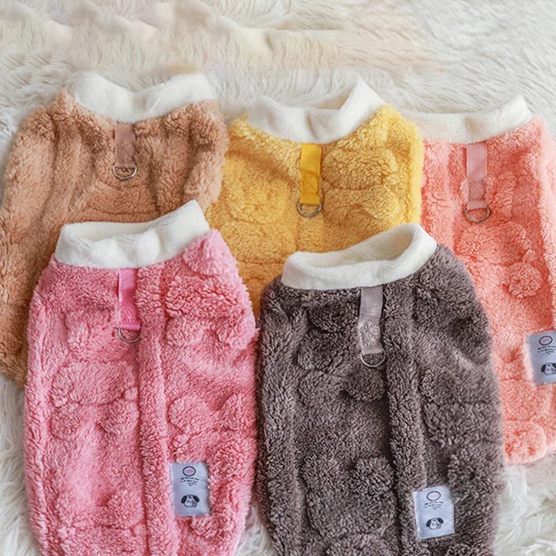 Soft Fleece Winter Dog Sweater – Warm Pullover for Small Dogs, Puppies & Cats Soft Fleece Winter Dog Sweater – Warm Pullover for Small Dogs, Puppies & Cats