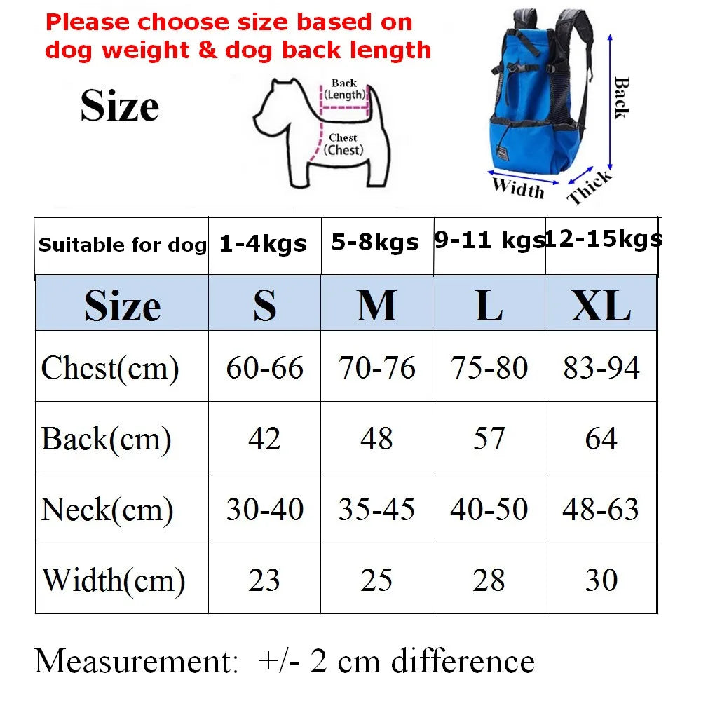 Breathable Pet Dog Carrier Backpack, Outdoor Travel Bag for Hiking, Cycling & Motorcycle Rides Breathable Pet Dog Carrier Backpack, Outdoor Travel Bag for Hiking, Cycling & Motorcycle Rides