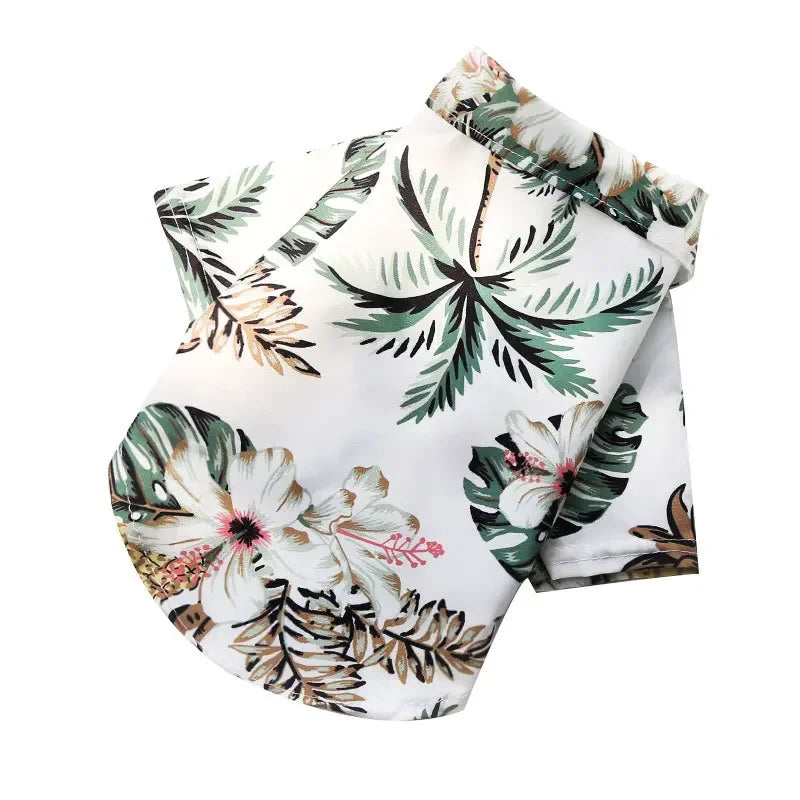 Hawaiian Style Summer Dog Shirt, Beachwear for Small & Medium Dogs, Puppies, and Cats Hawaiian Style Summer Dog Shirt, Beachwear for Small & Medium Dogs, Puppies, and Cats
