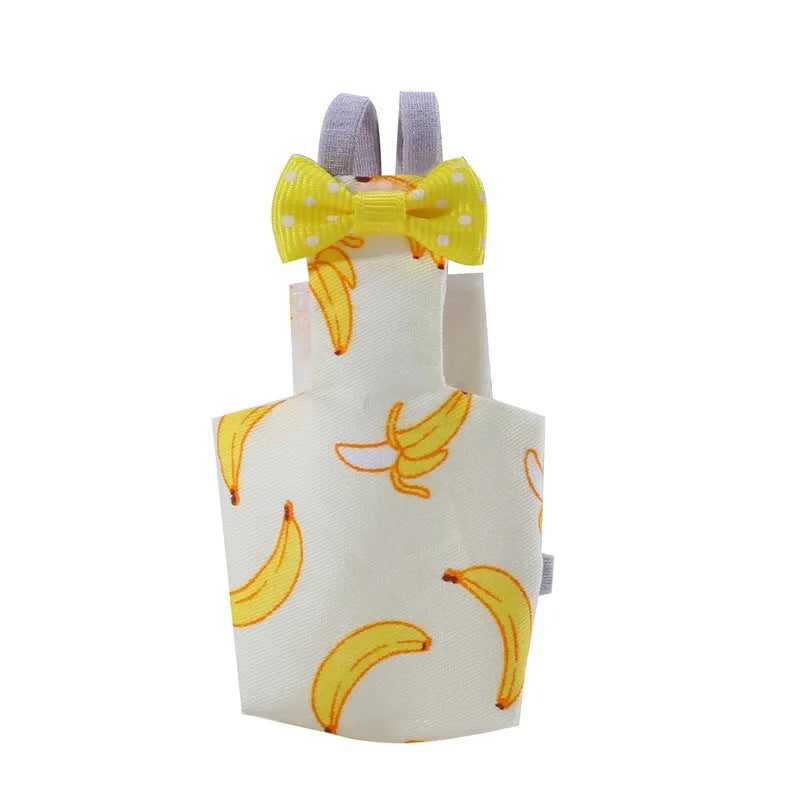 Colorful Parrot Diaper with Bowtie — Washable Flight Suit for Small to Large Pet Birds Colorful Parrot Diaper with Bowtie — Washable Flight Suit for Small to Large Pet Birds