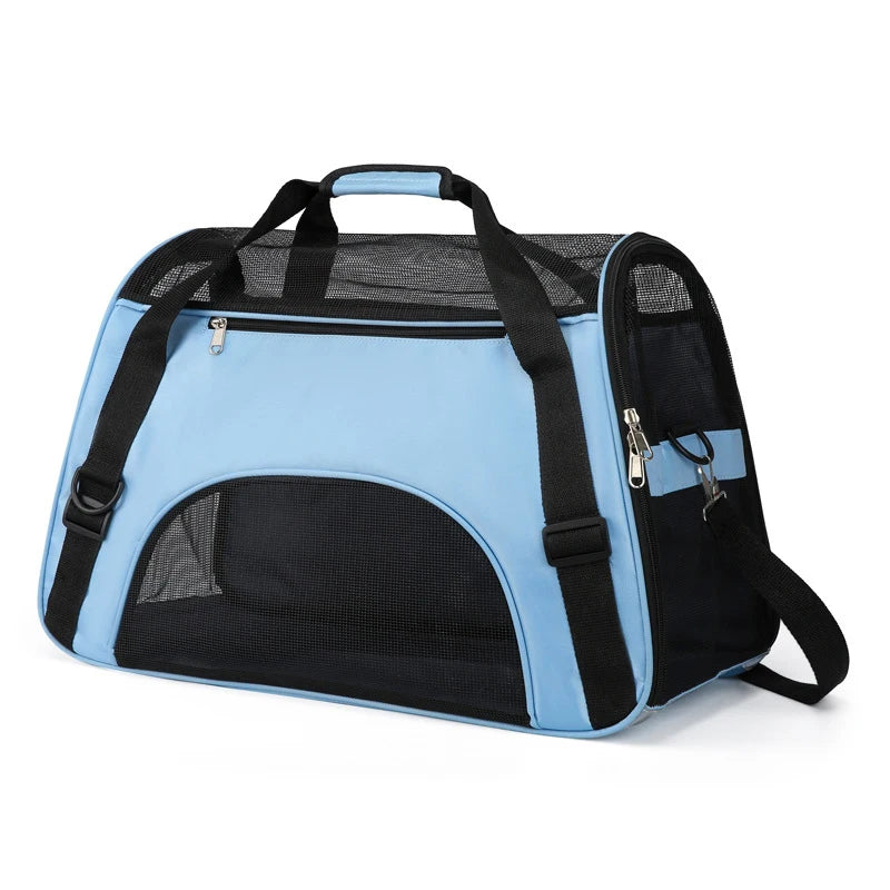 Portable Foldable Pet Carrier Bag, Travel Handbag for Small Dogs, Cats & Puppies Portable Foldable Pet Carrier Bag, Travel Handbag for Small Dogs, Cats & Puppies