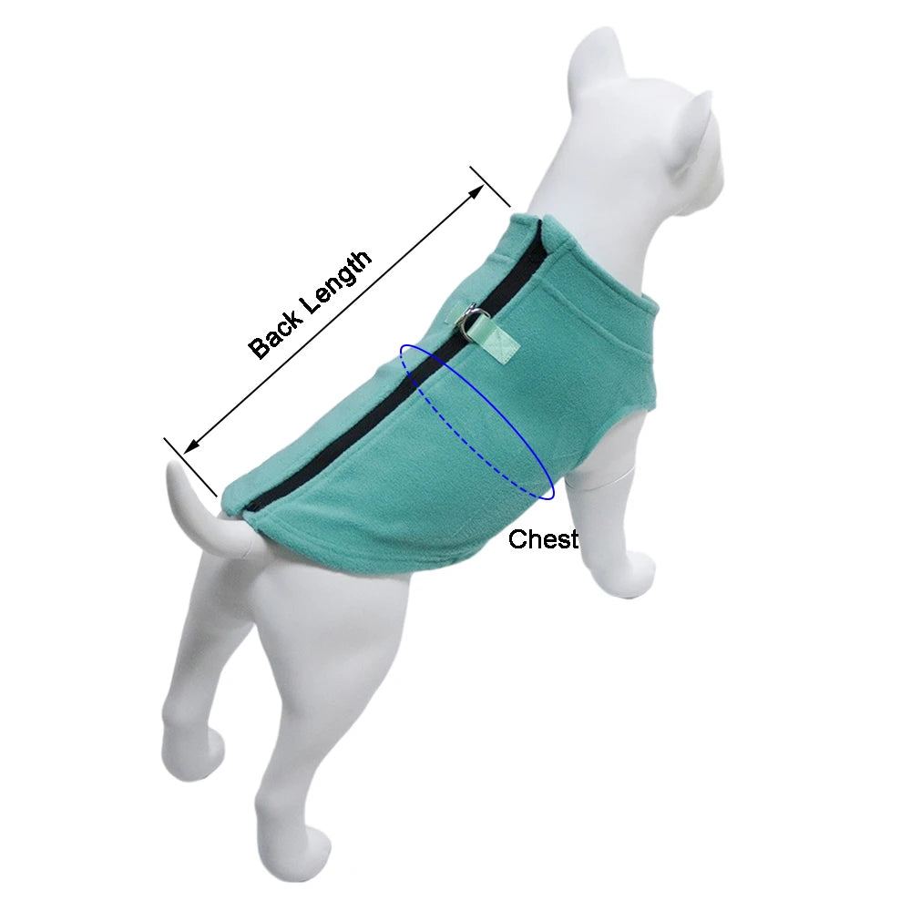 Winter Fleece Dog Jacket, Warm Coat for Small & Medium Dogs, Puppies, and Cats Winter Fleece Dog Jacket, Warm Coat for Small & Medium Dogs, Puppies, and Cats