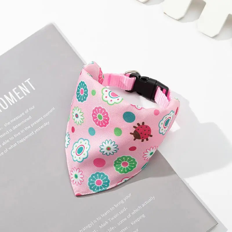 Adjustable Dog Bandana Collar, Pet Scarf for Small, Medium & Large Dogs and Cats Adjustable Dog Bandana Collar, Pet Scarf for Small, Medium & Large Dogs and Cats