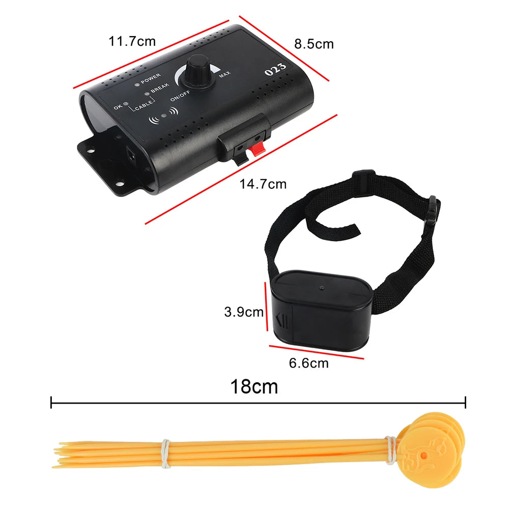 Electronic Pet Fence System with Waterproof Training Collar – Wireless Containment for Dogs Electronic Pet Fence System with Waterproof Training Collar – Wireless Containment for Dogs