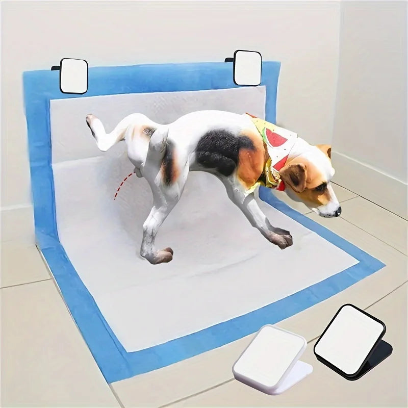 3pcs Wall-Mounted Dog Pee Pad Clip Holders, Stickable Pet Cleaning Accessory 3pcs Wall-Mounted Dog Pee Pad Clip Holders, Stickable Pet Cleaning Accessory