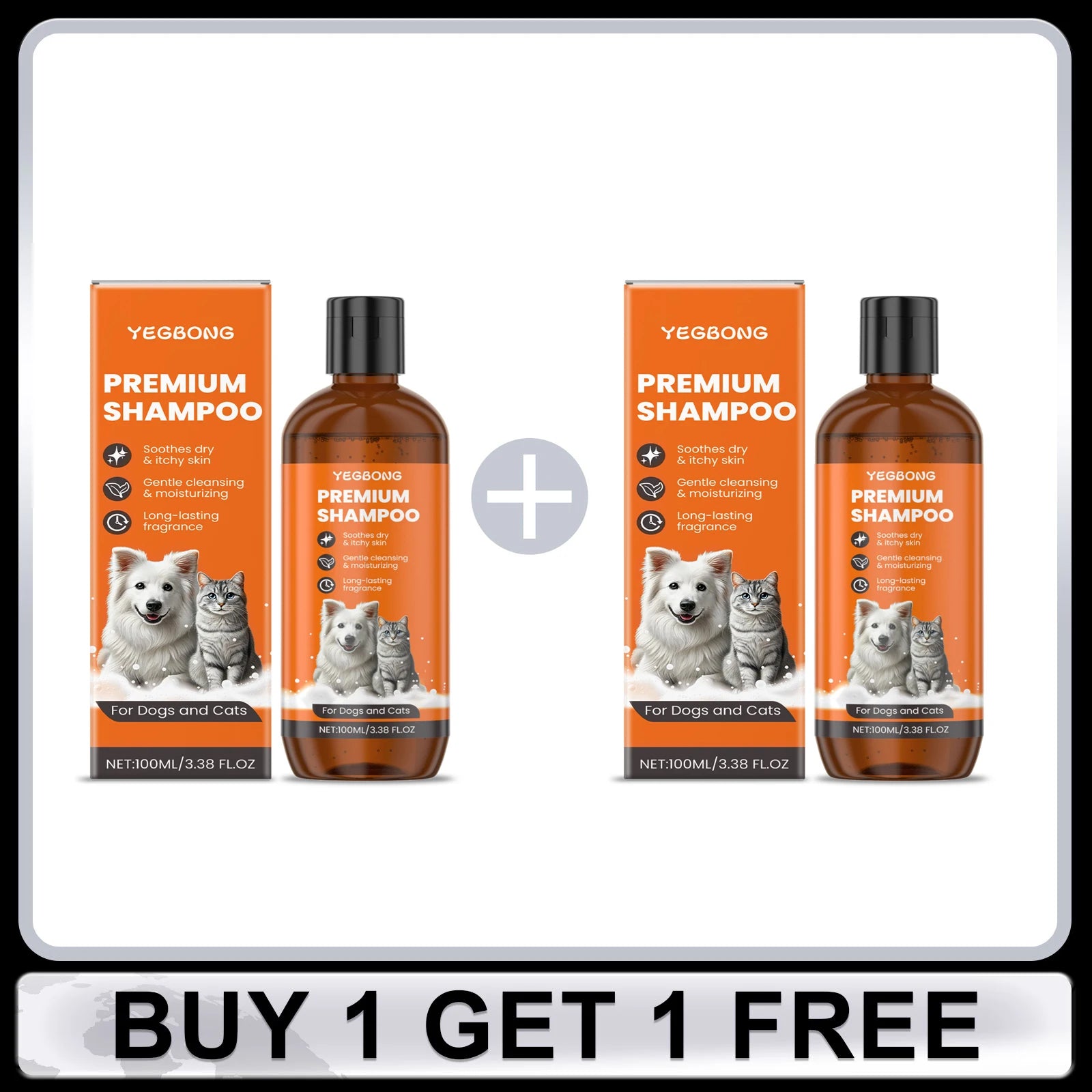 Pet Shampoo for Dogs & Cats – Deep Cleansing, Odor Control, Itch Relief & PH Balance Pet Shampoo for Dogs & Cats – Deep Cleansing, Odor Control, Itch Relief & PH Balance