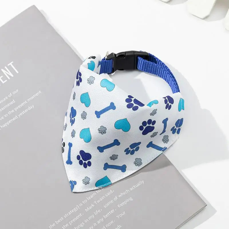 Adjustable Dog Bandana Collar, Pet Scarf for Small, Medium & Large Dogs and Cats Adjustable Dog Bandana Collar, Pet Scarf for Small, Medium & Large Dogs and Cats