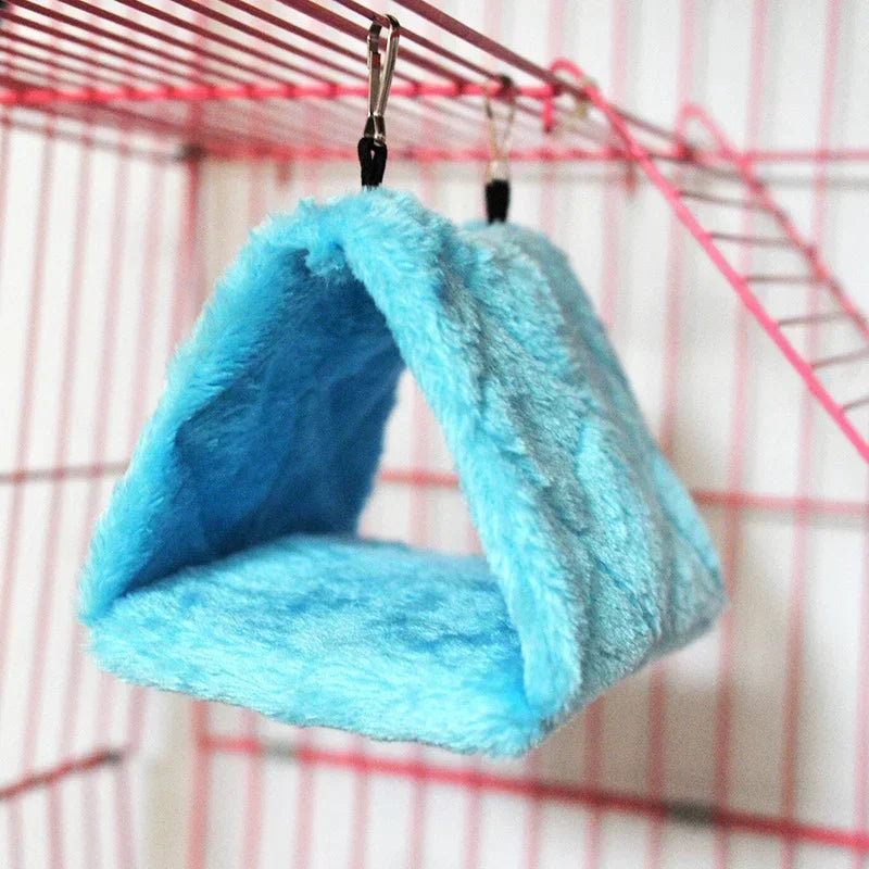 Warm Hanging Bird Hammock & Tent — Cozy Sleeping Hut for Parrots & Small Birds Warm Hanging Bird Hammock & Tent — Cozy Sleeping Hut for Parrots & Small Birds