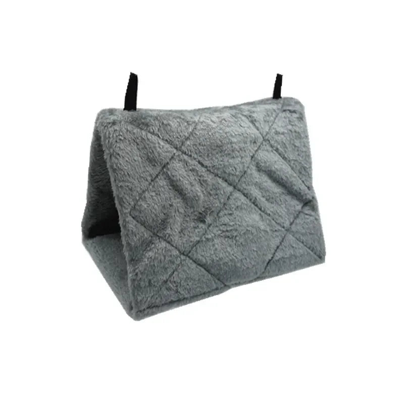 Warm Hanging Bird Hammock & Tent — Cozy Sleeping Hut for Parrots & Small Birds Warm Hanging Bird Hammock & Tent — Cozy Sleeping Hut for Parrots & Small Birds