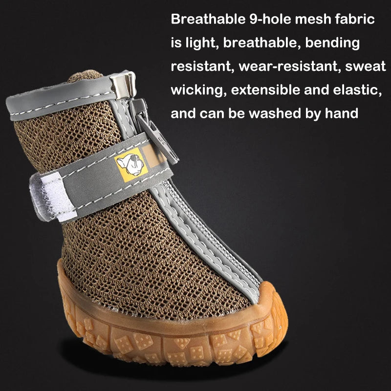 Warm Dog Shoes with Non-Slip Soles – Plush, Breathable, Protective Paw Booties Warm Dog Shoes with Non-Slip Soles – Plush, Breathable, Protective Paw Booties