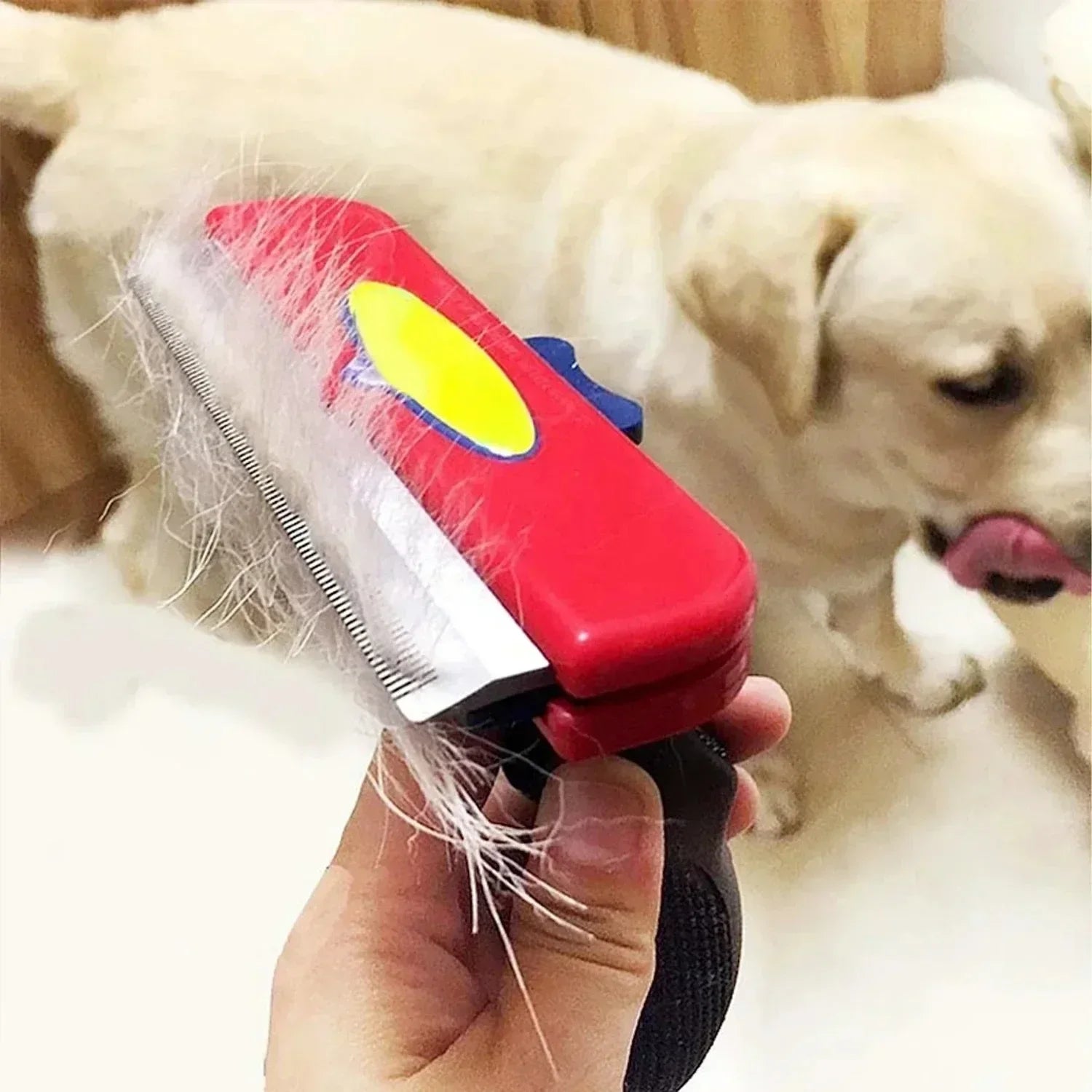 Large Pet Grooming Comb – Hair Remover & Massage Brush for Dogs and Cats Large Pet Grooming Comb – Hair Remover & Massage Brush for Dogs and Cats