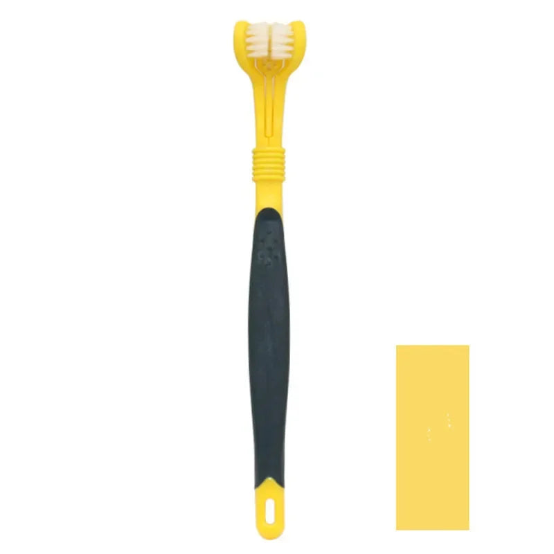 3-Sided Pet Toothbrush – Dog & Cat Dental Care Brush for Tartar, Plaque & Bad Breath 3-Sided Pet Toothbrush – Dog & Cat Dental Care Brush for Tartar, Plaque & Bad Breath