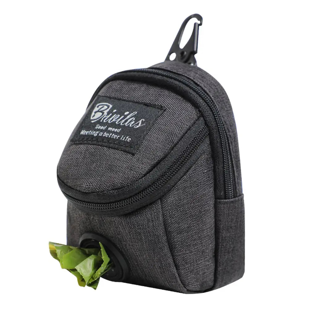 Portable Dog Training Treat Pouch, Outdoor Pet Snack Reward Bag with Poop Bag Holder Portable Dog Training Treat Pouch, Outdoor Pet Snack Reward Bag with Poop Bag Holder