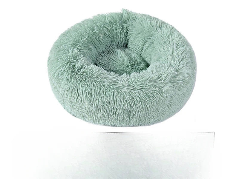 Plush Round Pet Nest Bed for Cats and Small Dogs Plush Round Pet Nest Bed for Cats and Small Dogs