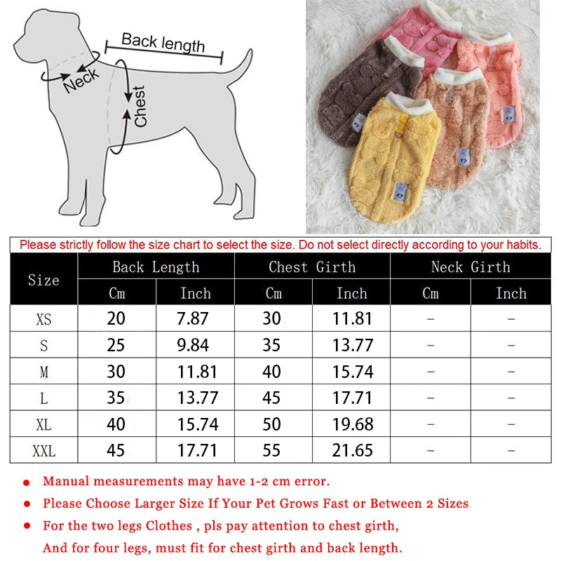 Soft Fleece Winter Dog Sweater – Warm Pullover for Small Dogs, Puppies & Cats Soft Fleece Winter Dog Sweater – Warm Pullover for Small Dogs, Puppies & Cats