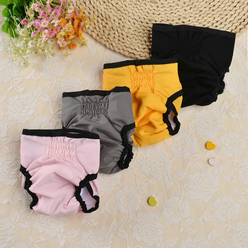 Reusable Washable Pet Diapers for Dogs and Cats – Sanitary Physiological Pants for Female Dogs and Male Cats Reusable Washable Pet Diapers for Dogs and Cats – Sanitary Physiological Pants for Female Dogs and Male Cats