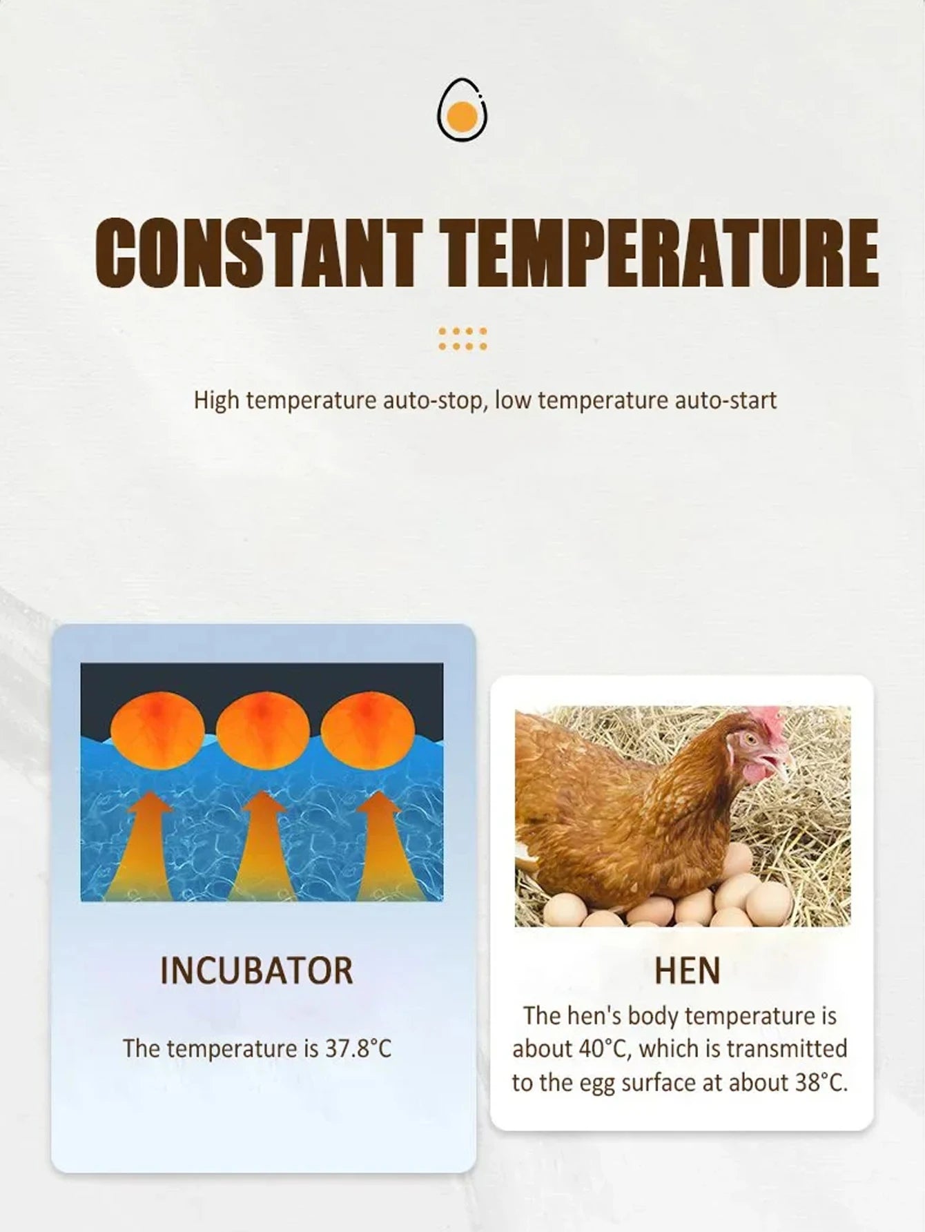 USB Poultry Incubator with Thermostat, Manual Turn, Bionic Waterbed & Egg Candler USB Poultry Incubator with Thermostat, Manual Turn, Bionic Waterbed & Egg Candler