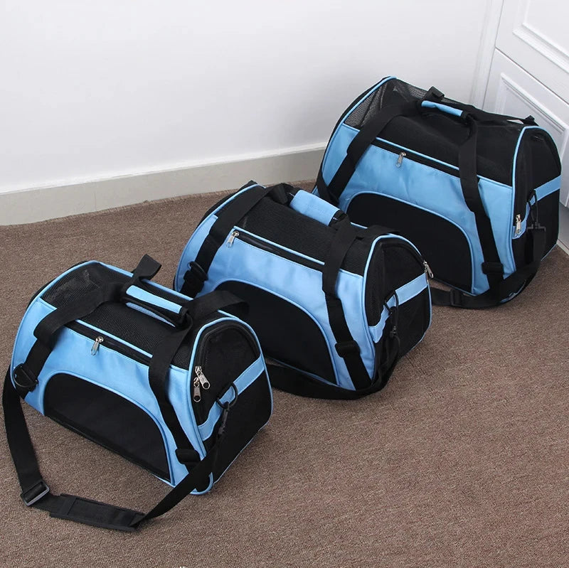 Portable Foldable Pet Carrier Bag, Travel Handbag for Small Dogs, Cats & Puppies Portable Foldable Pet Carrier Bag, Travel Handbag for Small Dogs, Cats & Puppies