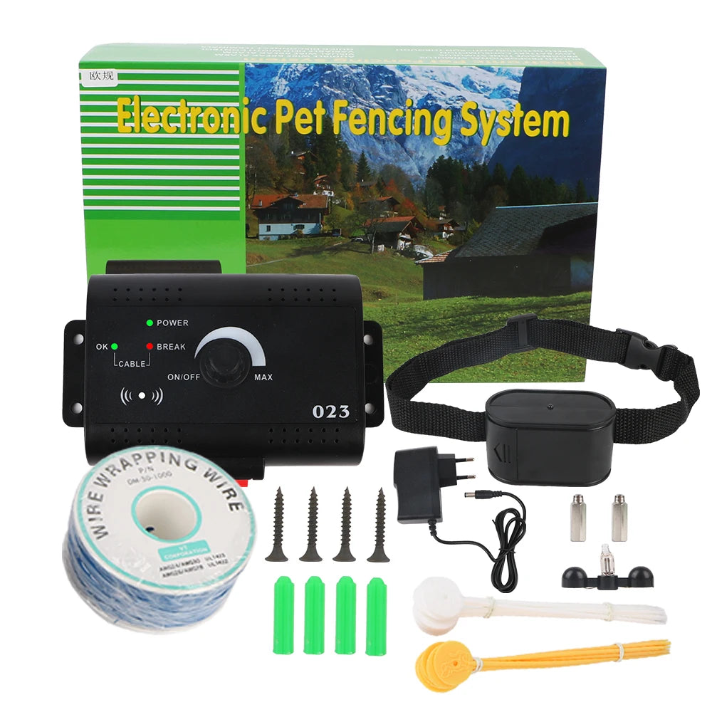 Electronic Pet Fence System with Waterproof Training Collar – Wireless Containment for Dogs Electronic Pet Fence System with Waterproof Training Collar – Wireless Containment for Dogs