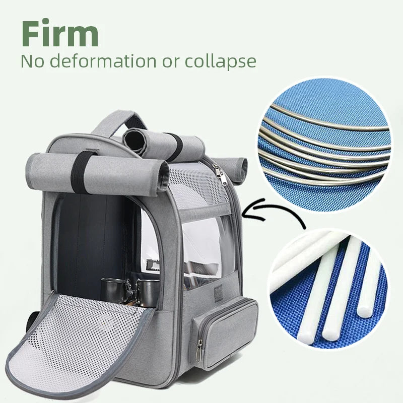 Foldable Double-Shoulder Bird Carriers