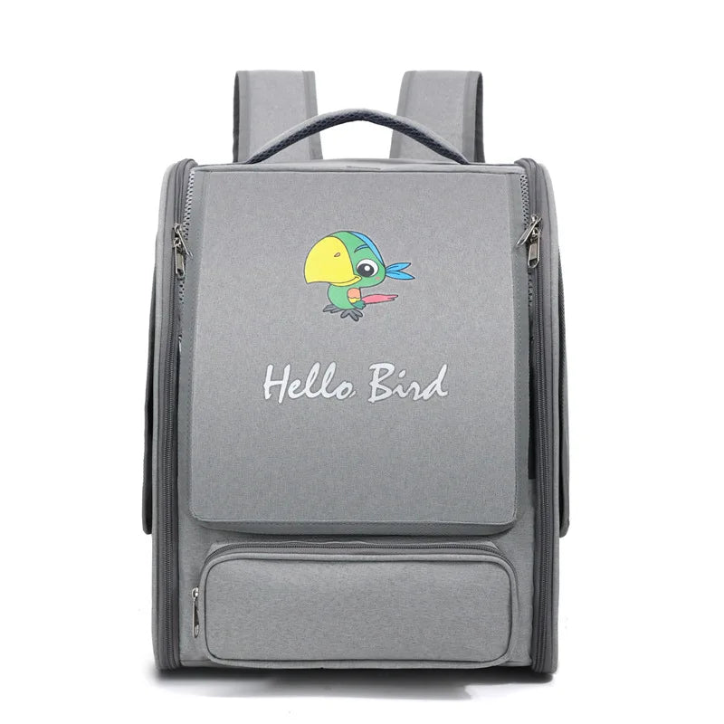 Foldable Double-Shoulder Bird Carriers