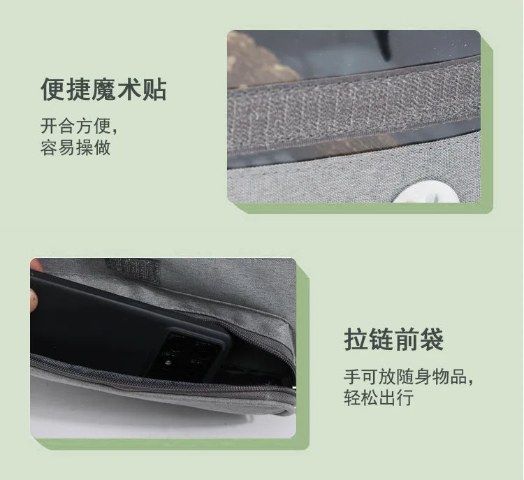 Foldable Double-Shoulder Bird Carriers