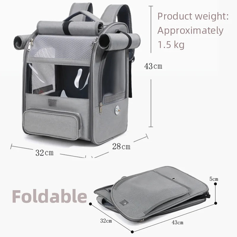 Foldable Double-Shoulder Bird Carriers