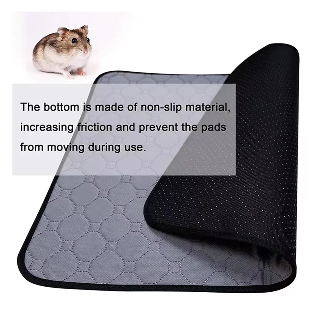 Washable Non-Slip Cage Lining & Urinary Pad for Guinea Pigs and Small Pets