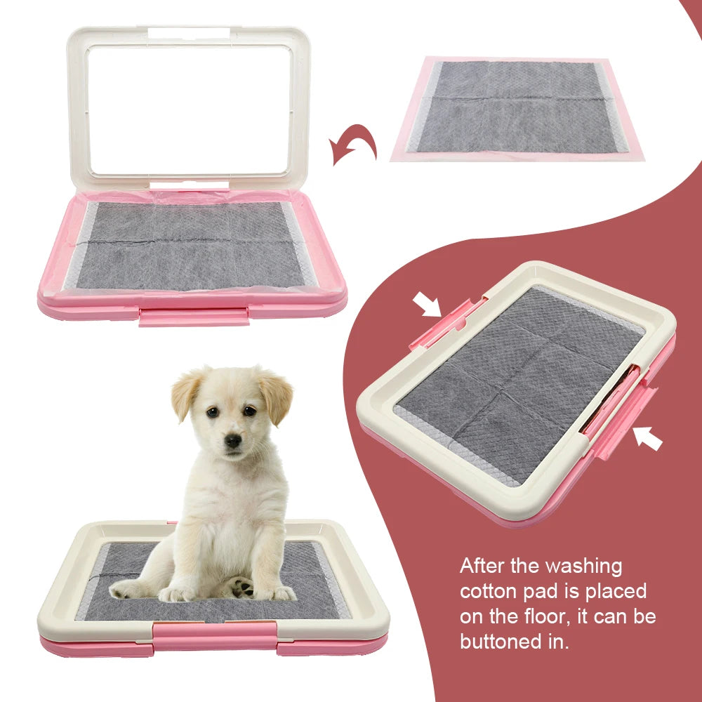 Portable Indoor Dog & Cat Training Toilet Tray