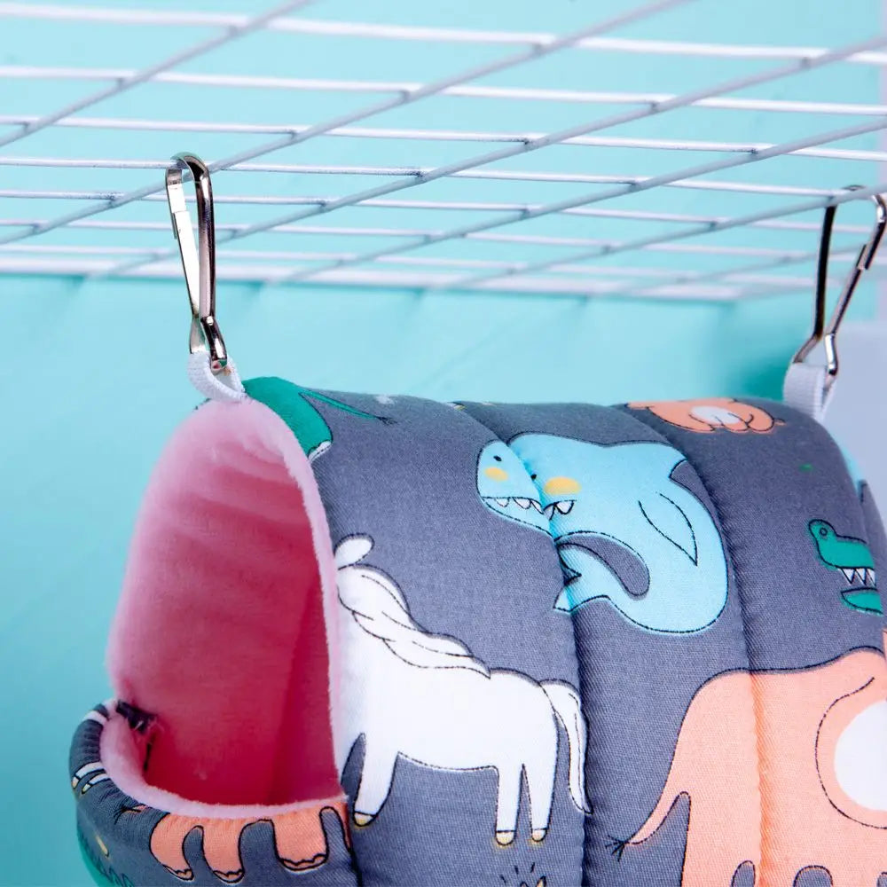 Cartoon Small Pet Sleeping Bed & Warm Nest for Winter