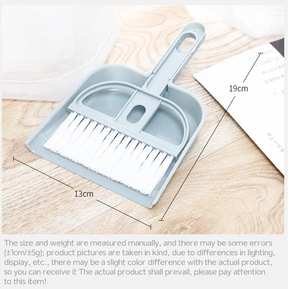 Small Pet Dustpan & Broom Set for Cage Cleaning