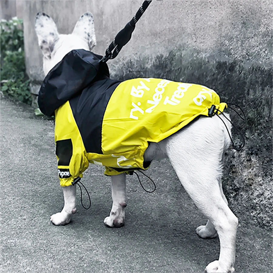 Waterproof Dog Jacket, Reflective Outdoor Pet Raincoat for Small to Large Dogs