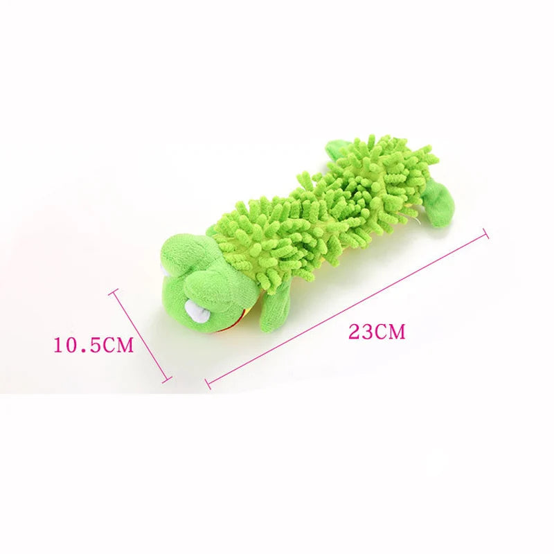 Durable Plush Squeaky Dog Toy — Animal Shape Chew Toy for Small Dogs